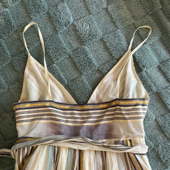 Banana Republic White Cream Spaghetti Strap Mini Sundress - Picture 8 of 9